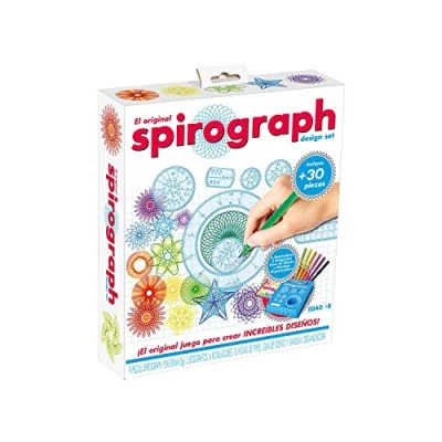 Afbeelding van Spirograph Design kids Set Spirograaf Tekenset Art Voor Kinderen vanaf 8 jaar En Volwassene 30 delig