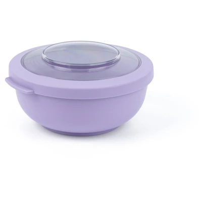Afbeelding van Amuse Tylla Lavender Life Bowl Lunchbox Perfect Afsluitbare Verhouddoos Saladebox voor onderweg Vaatwas, magnetron, en diepvriesbestendig Paars 700 ml
