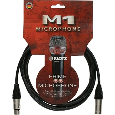Afbeelding van Klotz M1K1FM1000 XLR 3P microfoonkabel 10 meter