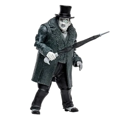 Afbeelding van Mcfarlane Toys Dc Gaming Build A Actiefiguur The Penguin Gold Label Batman: Arkham City 18 Cm Figuur Zwart