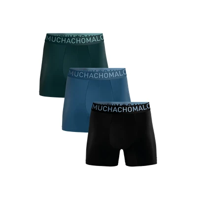 Afbeelding van Muchachomalo Heren Boxershorts 3 Pack Maat 7XL 95% Bamboe Mannen Onderbroeken