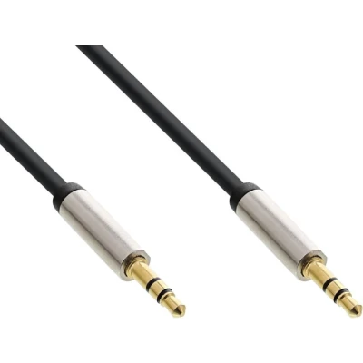 Afbeelding van Premium 3,5mm Jack stereo audio slim kabel 1 meter