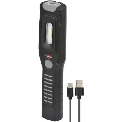 Afbeelding van Brennenstuhl oplaadbare handlamp HL 501 A/oplaadbare LED werklamp met magneet en 6 SMD LED&#039;s (inspectielamp max. 10u lichtduur, 500+120lm, 360 draaibare haak, scharniervoet)