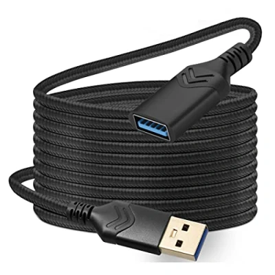 Afbeelding van USB 3.0 Verlengkabel 4.5M High Speed A Man vrouw Verlengsnoer voor Xbox/Flash Drive/Kaartlezer/Harde Schijf/Toetsenbord/Printer/Scanner (zwart)
