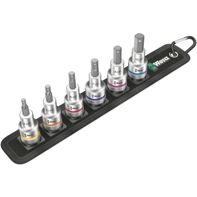 Afbeelding van Wera 05003996001 Belt C 2 Zyklop 6 delige Dopbitset met vasthoudfunctie 1/2&quot;