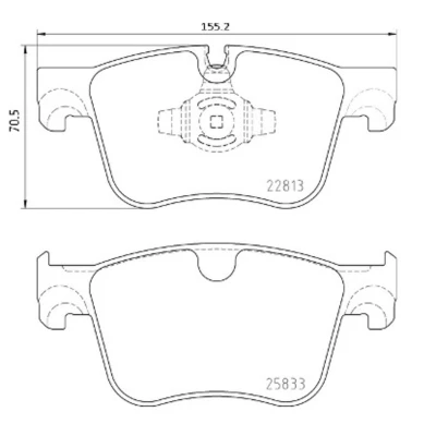 Afbeelding van Brembo Remblokset P 61 135