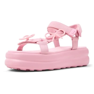 Afbeelding van Camper Flota UP Sandalen met plateauzool, Dames, Maat: 40, Mittelrosa Textiel