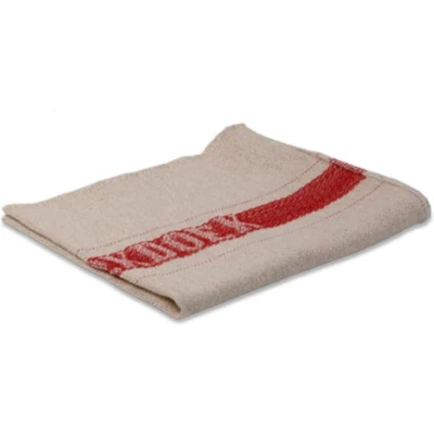 Afbeelding van Wecoline Werkdoek 100% Katoen Rode Band (10 Stuks)