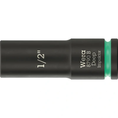Afbeelding van Wera 05005568001 8790 B Impaktor Deep Lange Krachtdop 1/2&quot; Zeskant 63 Mm