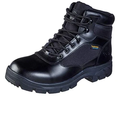 Afbeelding van Skechers Wascana Veterboots, Heren, Maat: 41, Black Leer en textiel
