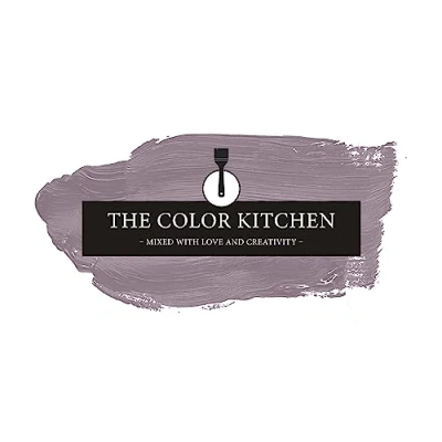Afbeelding van The Color Kitchen TCK2005 Krachtige muurverf, schilderverf voor kleurrijke ruimtes, matte binnenverf in paars, 5 liter dekkende verf