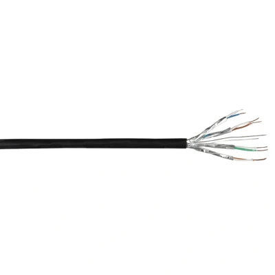 Afbeelding van DAP CAT6a U/FTP Lan Cable Spoel 305 m, zwart