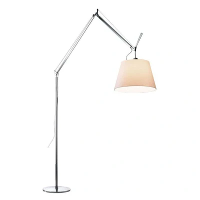Afbeelding van Artemide Tolomeo Mega Terra Booglamp Retrofit Schakelaar Alu Perkament 36