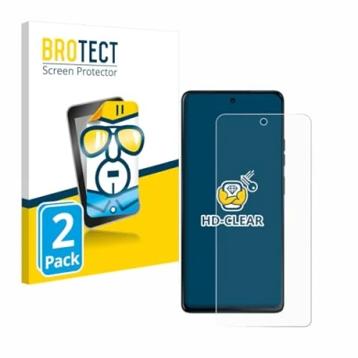 Afbeelding van BROTECT Screenprotector voor Motorola Moto G75 Folie Beschermfolie transparant (2 Stuks)