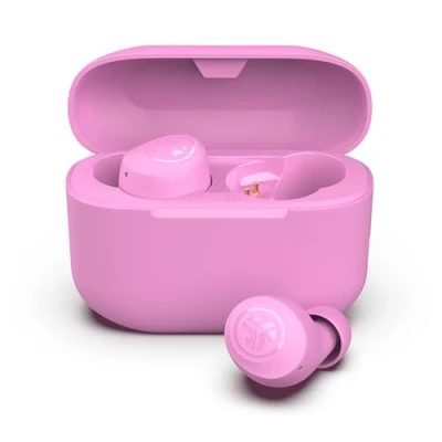 Afbeelding van JLab Go Air Pop+ True Wireless Earphones, Bluetooth Earbuds, Oordopjes Draadloos with 35H+ Speeltijd, In Ear Headphones Microfoon, Oplaaddoos, BT multipunt, App, Roze