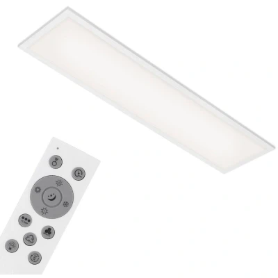 Afbeelding van BRILONER Colour LED paneel plafondlamp ultraplat design incl. afstandsbediening CCT kleurtemperatuurregeling RGB kleurwisselregeling traploos dimbaar via IP20 24W