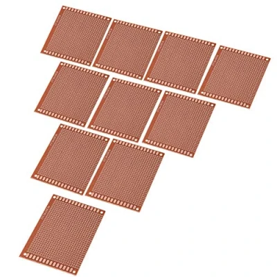 Afbeelding van Universele Printplaat voor Elektronische Experimenten en DIY Prototype Enkelzijdige PCB 10 stks/set 7x9cm