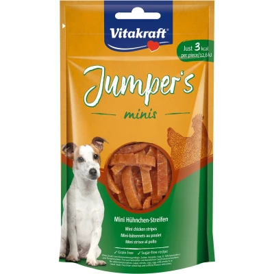 Afbeelding van Vitakraft Jumpers Mini Stripes Hondensnacks Kip 80 g