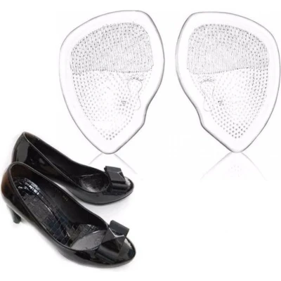 Afbeelding van Dunne Antislip Pads van Siliconen Voorvoet Inlegzool voor Hakken Beschermer Kussen Anti slip one size 1 paar