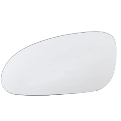 Afbeelding van Verwarmde deur vleugelspiegel glas, convex achteruitkijkspiegel glas passagier links clip op spiegel met plastic houder achterplaat