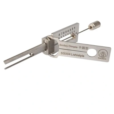 Afbeelding van Loper en decodeerwerktuig voor Smiley Dimple Semi: circulaire deursloten, professioneel slotenmakersgereedschap, snelle opener (SS004)