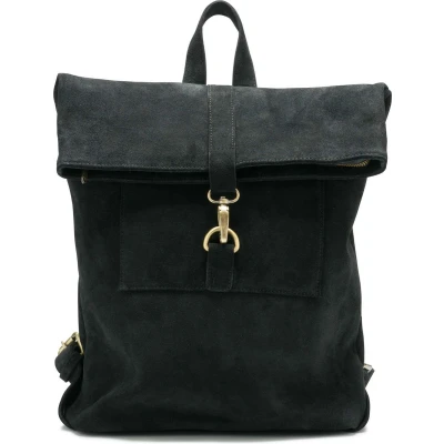 Afbeelding van Beocca Leren rugzak Cleo zwart 14&quot; laptoptas