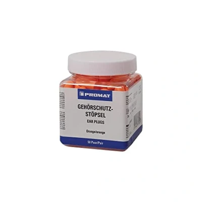Afbeelding van Promat Oordopje EN 352 2 SNR 38 dB 50 paar/kunststof doos 4000370334