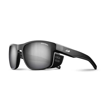 Afbeelding van Julbo Shield M Zonnebril, uniseks, voor volwassenen, Zwart Translu mat/Wit,