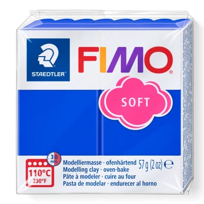 Afbeelding van Fimo klei soft Brilliant Blauw Nummer 33 57Gram