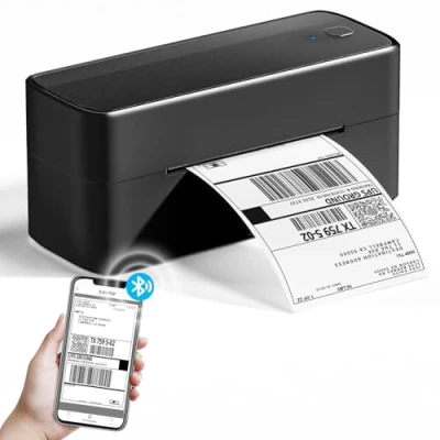 Afbeelding van Phomemo DHL Bluetooth labelprinter, thermische printer, 4 x 6 etikettenprinter, etiketteerapparaat, labelprinter voor barcode, Amazon, Etsy, Shopify, DHL, FedEx