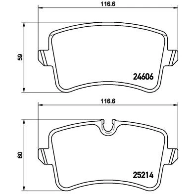 Afbeelding van Brembo Remblokset P 85 119
