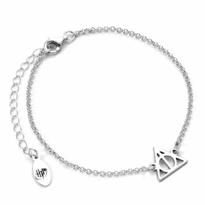 Afbeelding van The Carat Shop Harry Potter Sterling zilveren Deathly Hallows Bedelarmband
