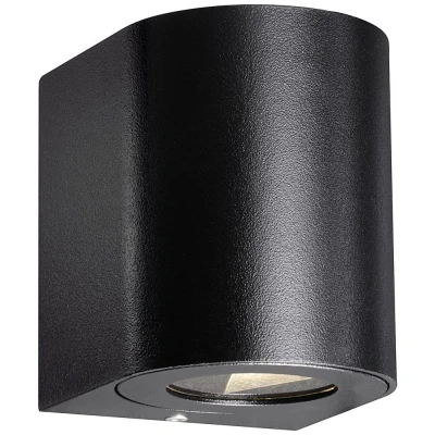 Afbeelding van Nordlux Canto 2 Seaside LED buitenwandlamp, zwart, aluminium, 10 cm
