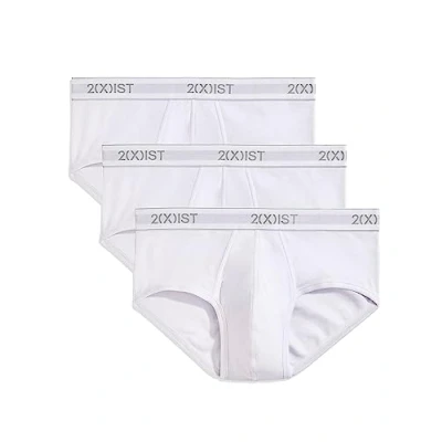 Afbeelding van 2(X) IST Heren Essential Cotton Contour Pouch Kort 3 pack Ondergoed (pak van 3), Puur wit, L