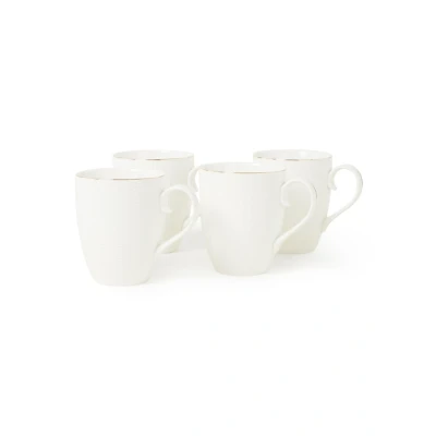 Afbeelding van Tokyo Design Studio Nippon White mok 38 cl set van 4 Wit