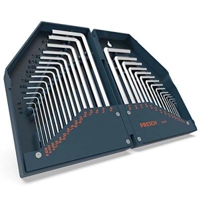Afbeelding van Presch inbussleutelset HX 30 st. metrisch en inch compact met doosje