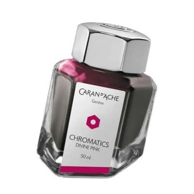 Afbeelding van Caran d&#039;Ache Inktpot Divine Pink 50ml Gratis graveren
