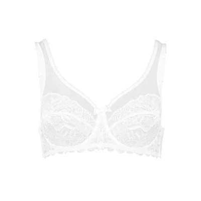 Afbeelding van DIM Generous Essential Underwire BRA Beugel BH, Dames, Maat: 80D, White