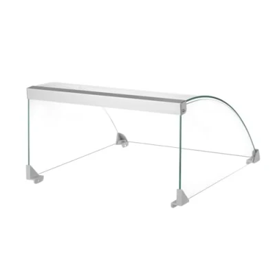 Afbeelding van HENDI glazen cover voor worstenroller grill, deksel, rolgrill 11 rollen 268704, 470x477x(H)250mm