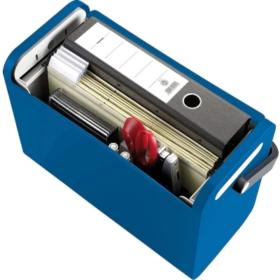 Afbeelding van Helit hangmappen box mobielbox blauw