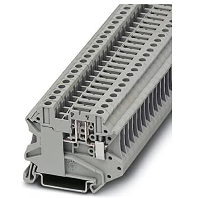 Afbeelding van Phoenix Contact UT 4 TG P/P 3046168 Doorgangsserieklem Aantal polen: 2 0.14 mm² 6 Grijs 50 stuk(s)