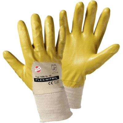 Afbeelding van L+D worky Flex Nitril 1496 10 Werkhandschoen Nitrilrubber Maat (handschoen): 10, XL EN 388 Cat II 1 paar