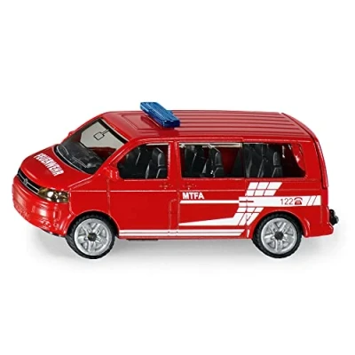 Afbeelding van siku 1460038, brandweer inschakelkabel MTFA Oostenrijk, metaal/kunststof, rood, openbare achterklep, gesorteerd