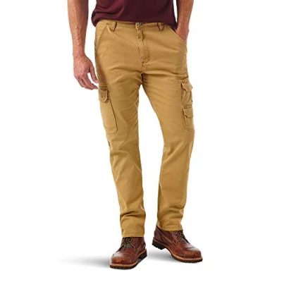 Afbeelding van Wrangler Authentics Men&#039;s Regular Tapered Cargo, Brushed Almond, 36W x 34L