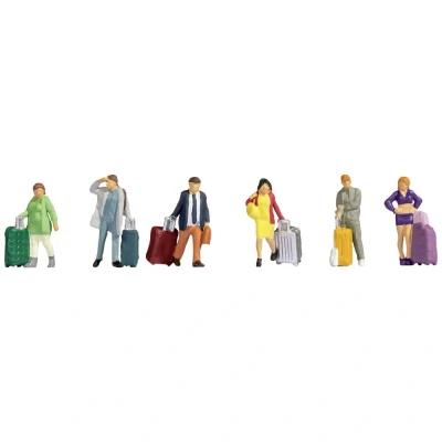 Afbeelding van NOCH 36223 N Reizigers figuren Geverfd, Staand