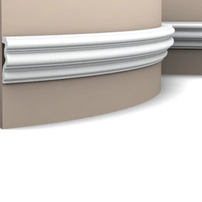 Afbeelding van Orac P4025F wandlijst 200x8.3x3.4 cm voor afwerking van een wand