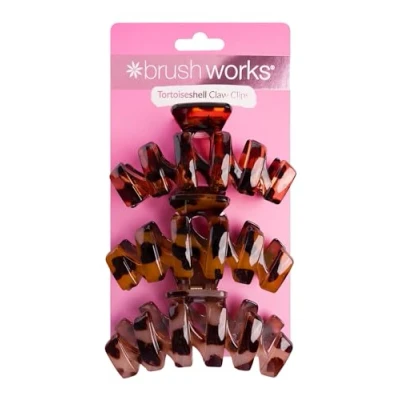 Afbeelding van Brushworks Schildpad klauw Clips 3 Pack