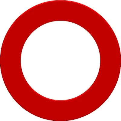 Afbeelding van KOTO Dartbord Surround Rood, Hoogwaardige Dartomranding, Dart Surroundring, Bescherming Pijlen &amp; Muren, Gemakkelijk te bevestigen