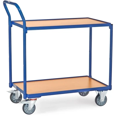 Afbeelding van fetra 2740 Tafelwagen Staal Poedercoating Laadvermogen (max.): 250 kg Stralend blauw (RAL 5007)