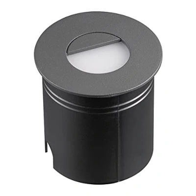 Afbeelding van Mantra Iluminación Aspen LED inbouwlamp met diffuser, rond, grijs